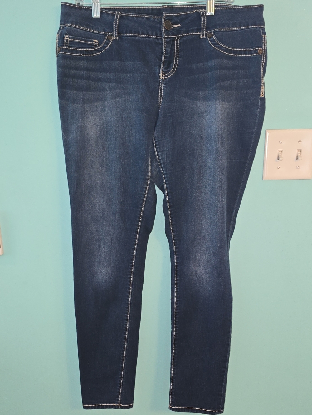 Maurices Dark Indigo Skinny Jeans